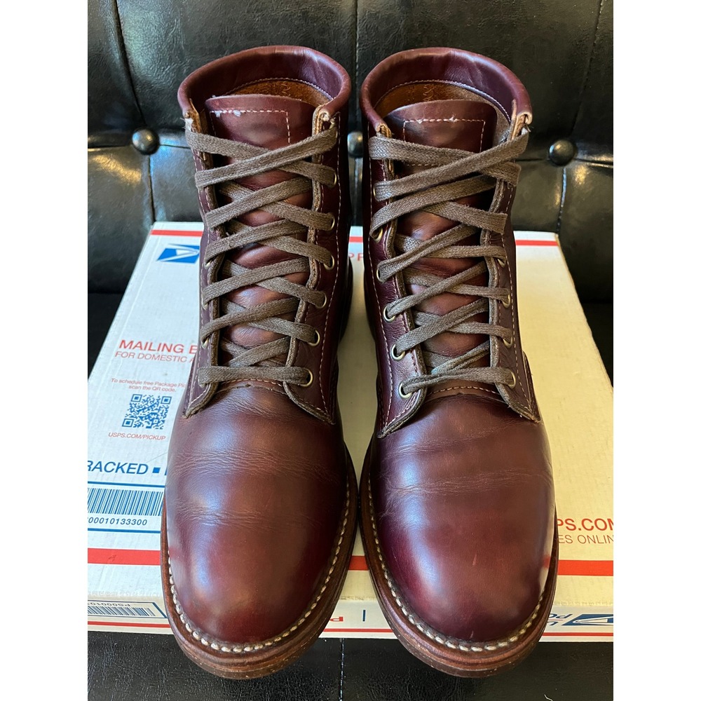 Chippewa Cordovan Leather‎ Service Boots Burgundy - Picture 2 of 8